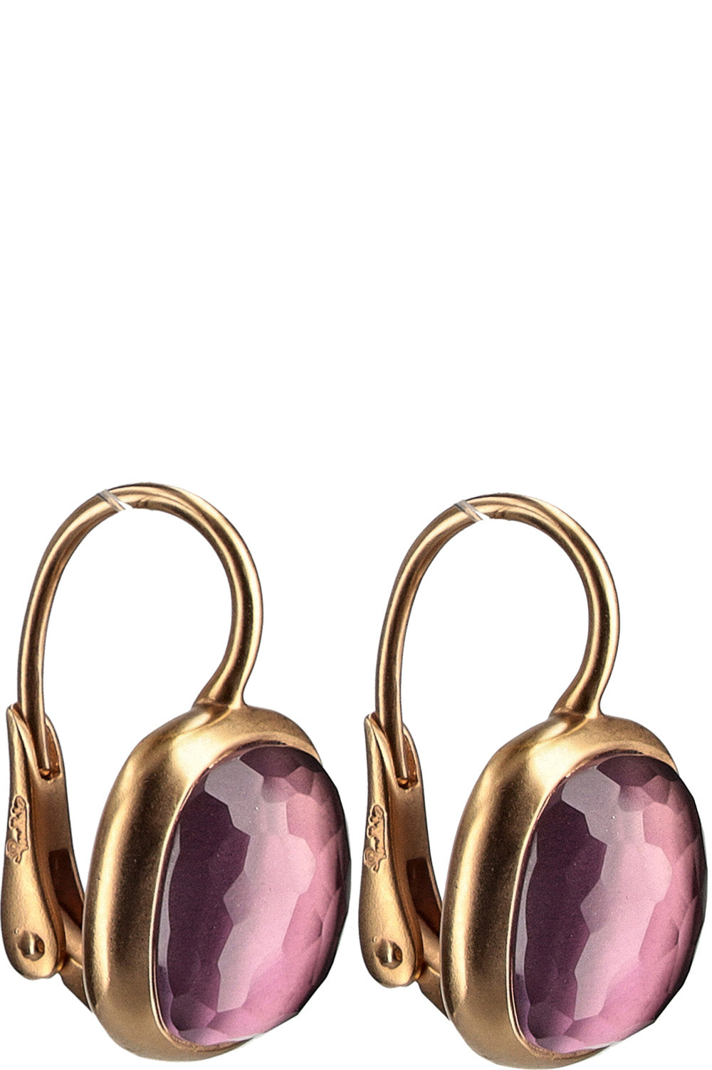 Pomellato Earrings Gold Amethyst