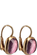 Pomellato Earrings Gold Amethyst