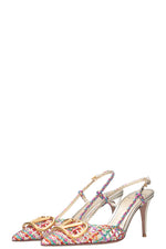 VALENTINO Vlogo Signature Heels Woven