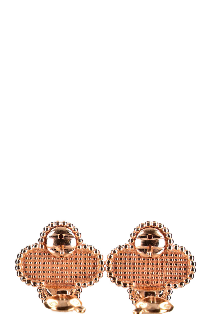 VAN CLEEF&ARPLES Vintage Alhambra Earrings Rose Gold