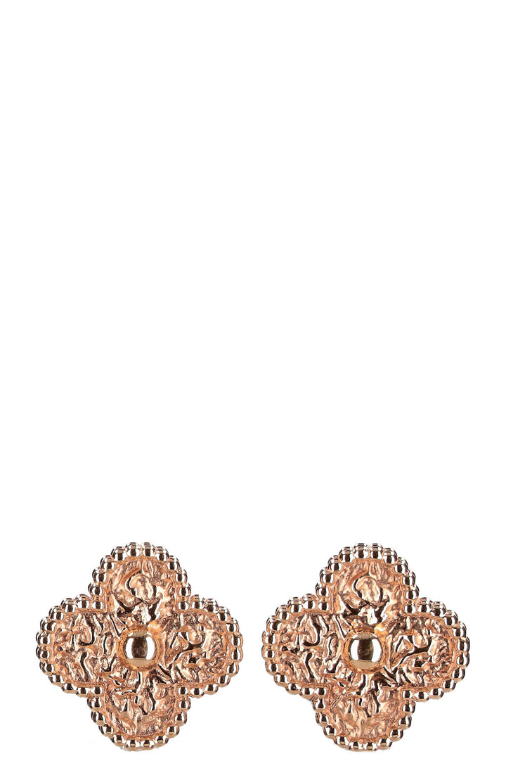 VAN CLEEF&ARPLES Vintage Alhambra Earrings Rose Gold