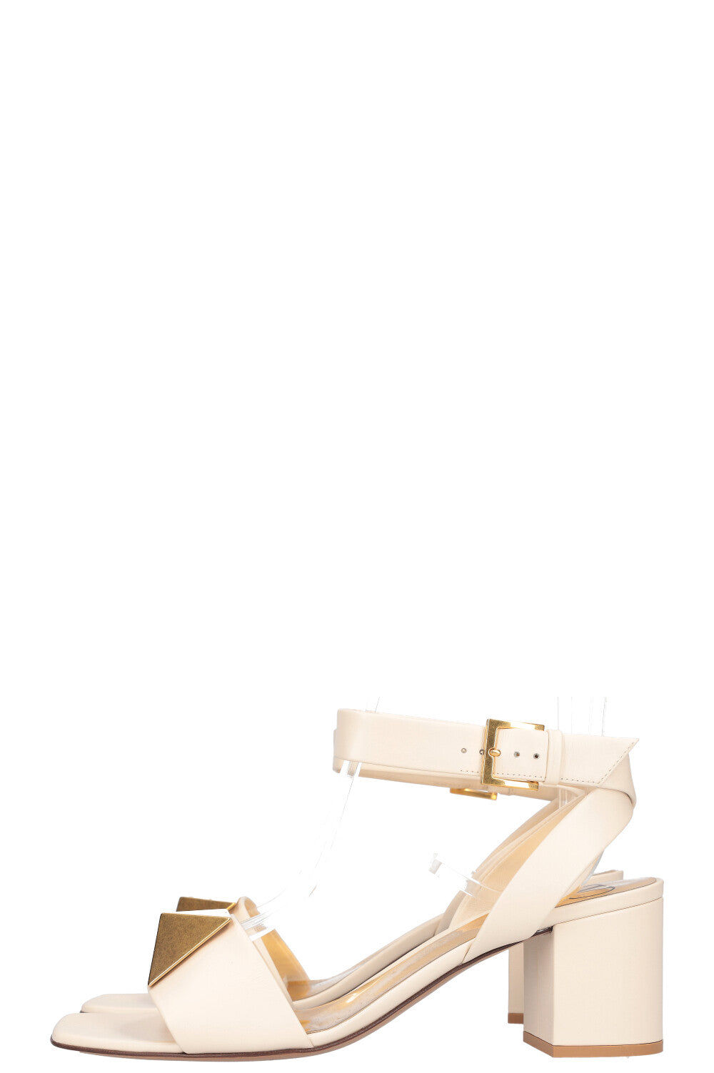 VALENTINO One Stud Heels White