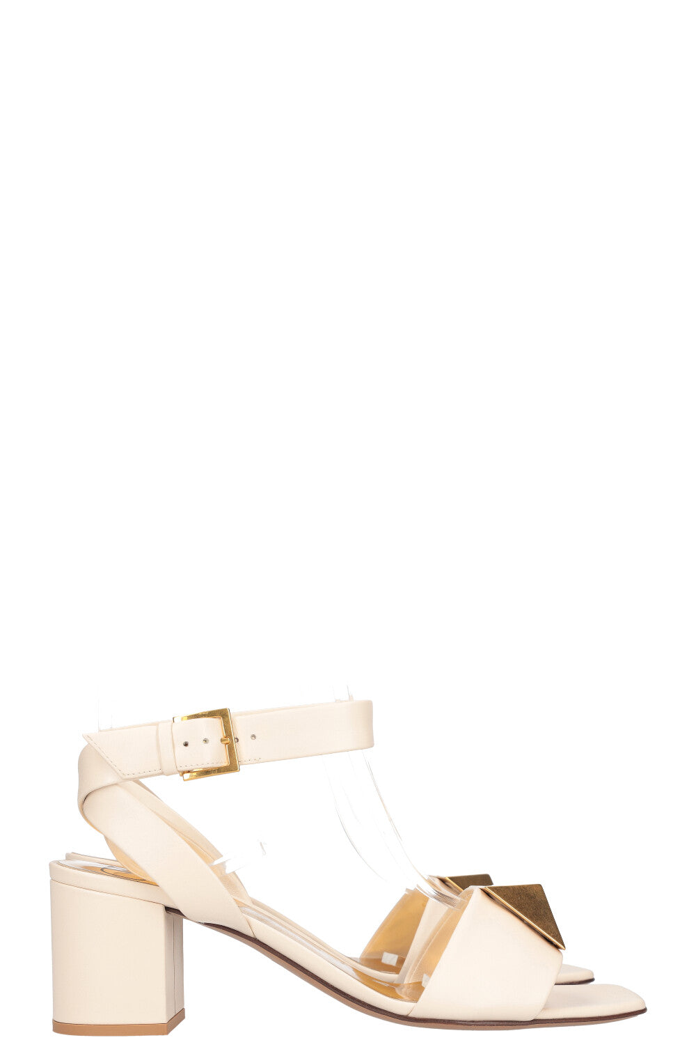 VALENTINO One Stud Heels White