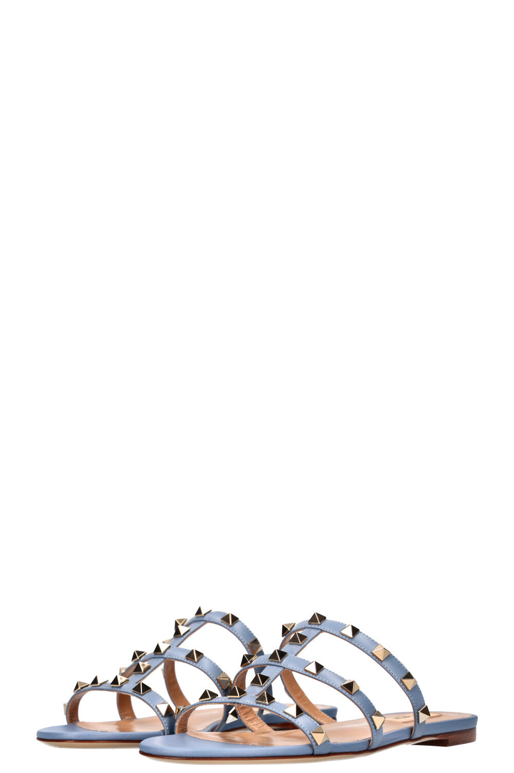 VALENTINO Sandale Rockstud Bleu Bébé