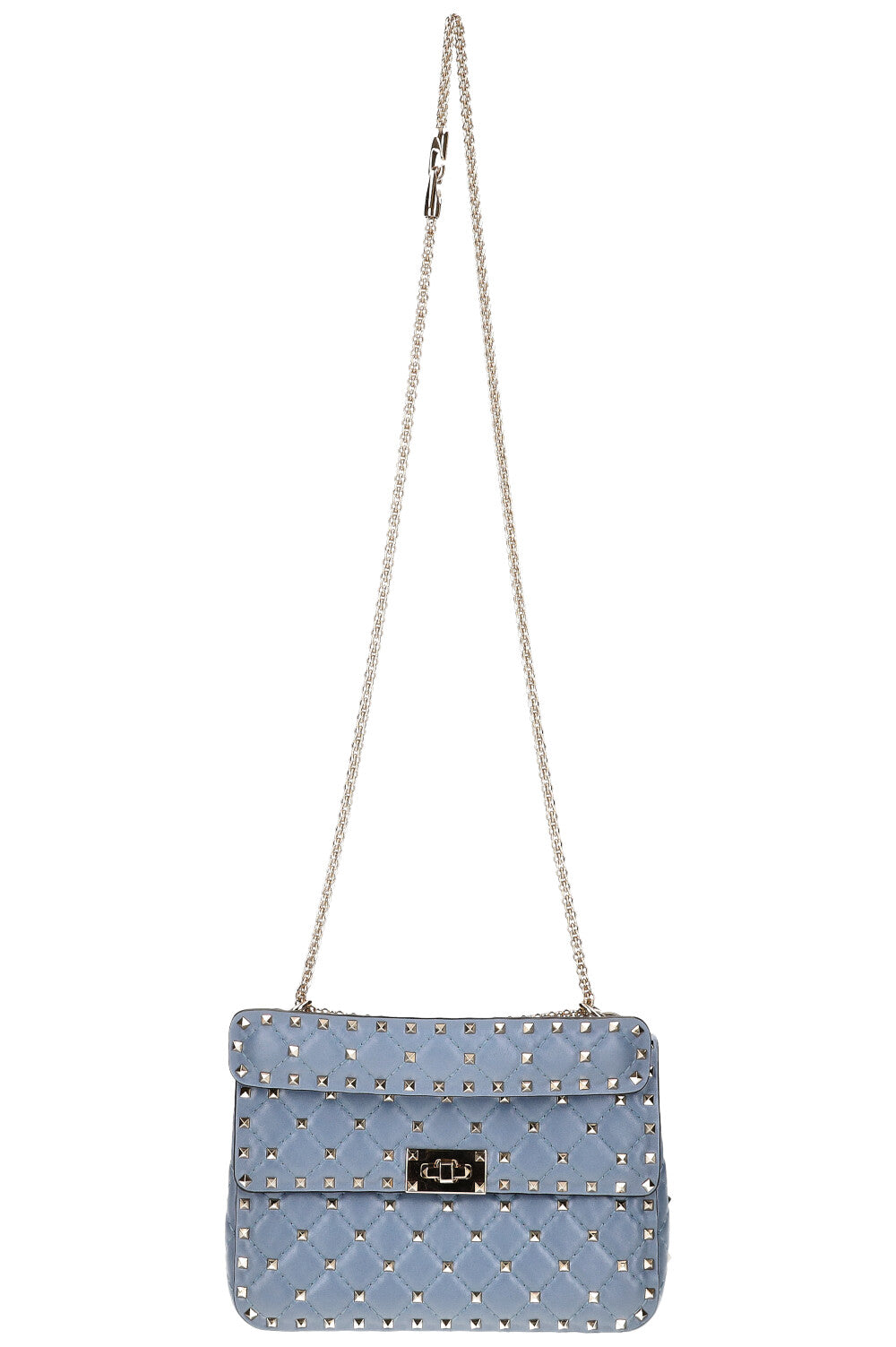 VALENTINO Sac Rockstud Moyen Bleu Bébé