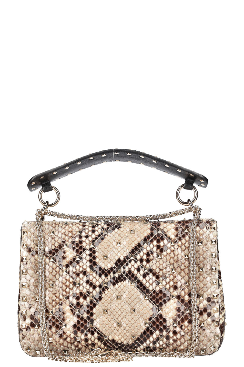 VALENTINO Sac Rockstud Spike Python