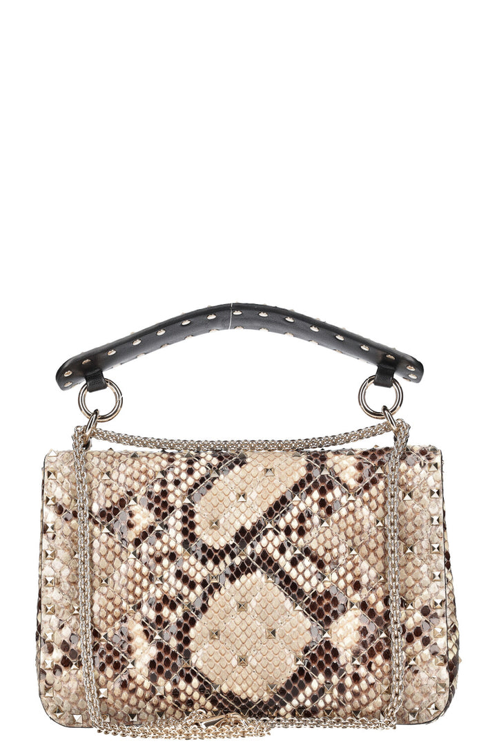 VALENTINO Rockstud Spike Bag Python