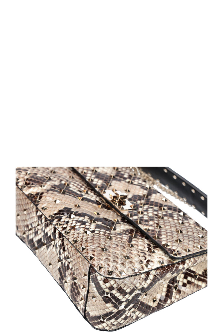 VALENTINO Sac Rockstud Spike Python