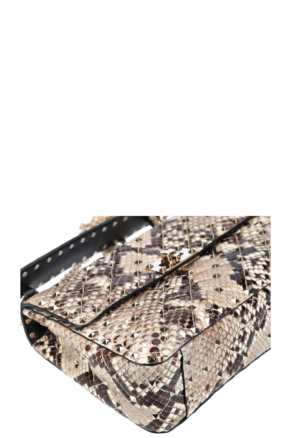 VALENTINO Rockstud Spike Bag Python