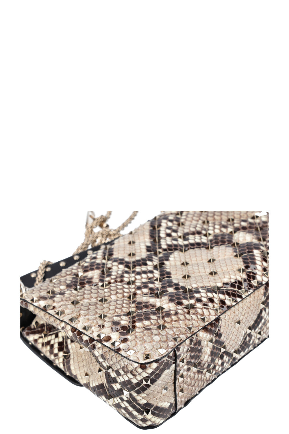 VALENTINO Rockstud Spike Bag Python