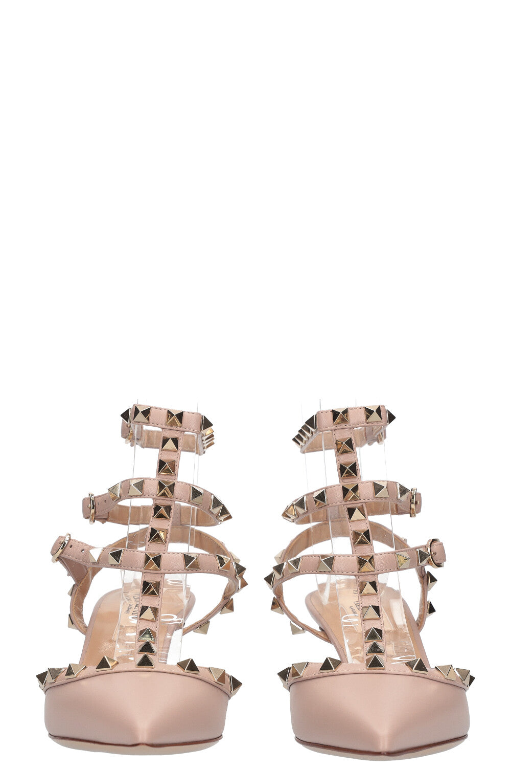 VALENTINO Rockstud Heels Nude