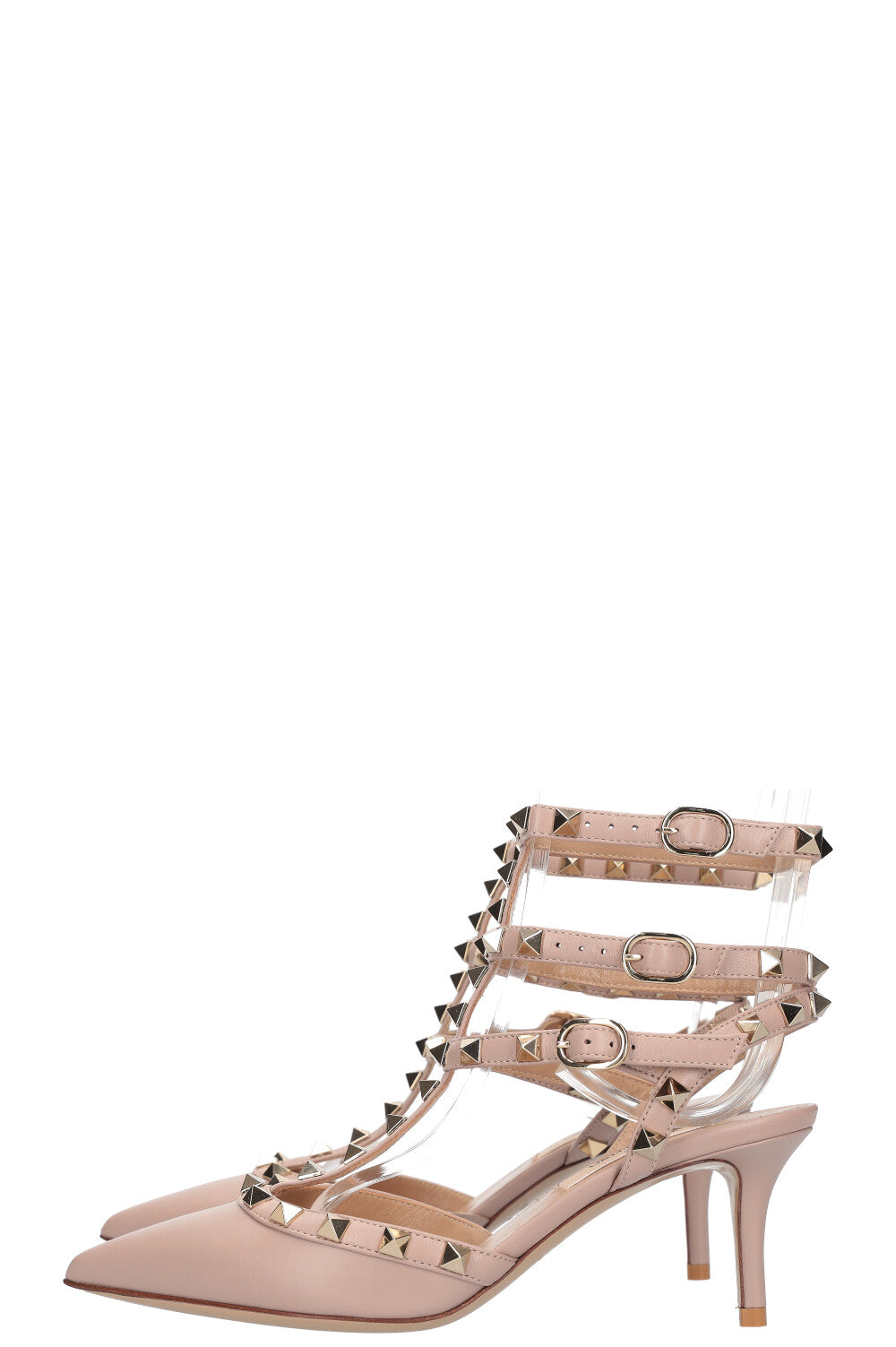 VALENTINO Rockstud Heels Nude