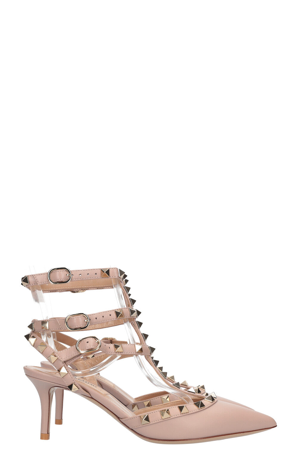 VALENTINO Rockstud Heels Nude