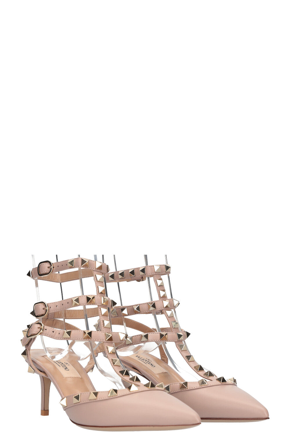 VALENTINO Rockstud Heels Nude