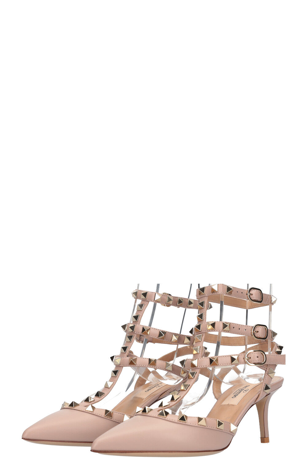 VALENTINO Rockstud Heels Nude