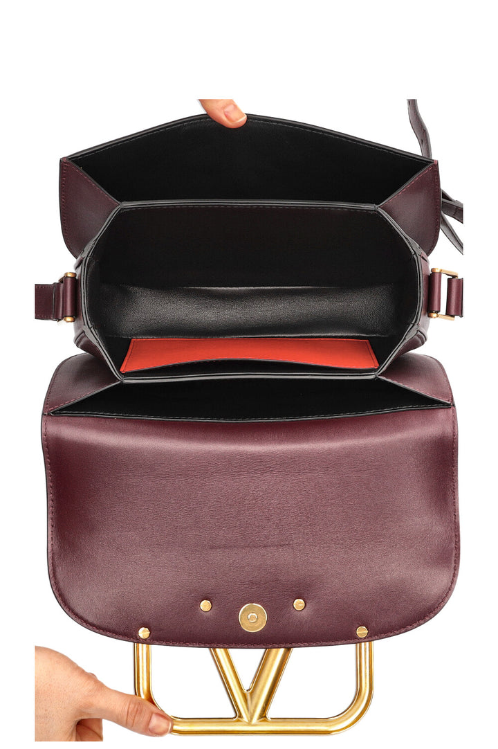 VALENTINO Supervee Bag Burgundy