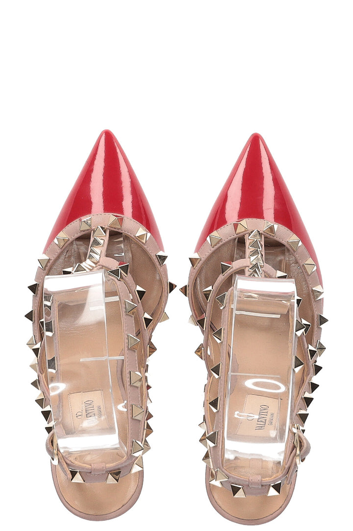 VALENTINO Rockstud Heels Red