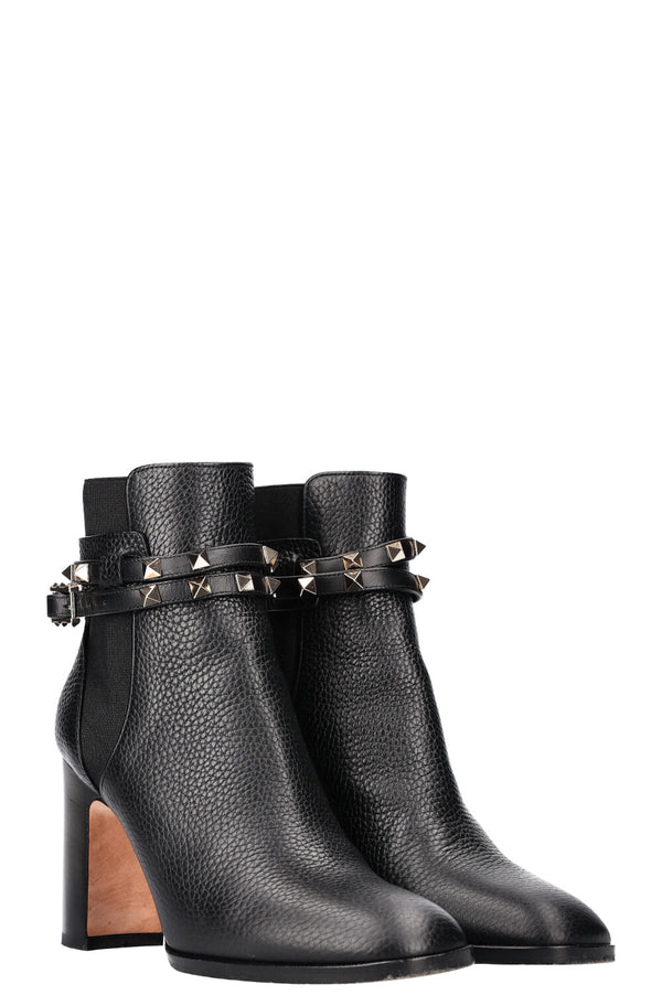 Valentino Rockstud Boots Black 