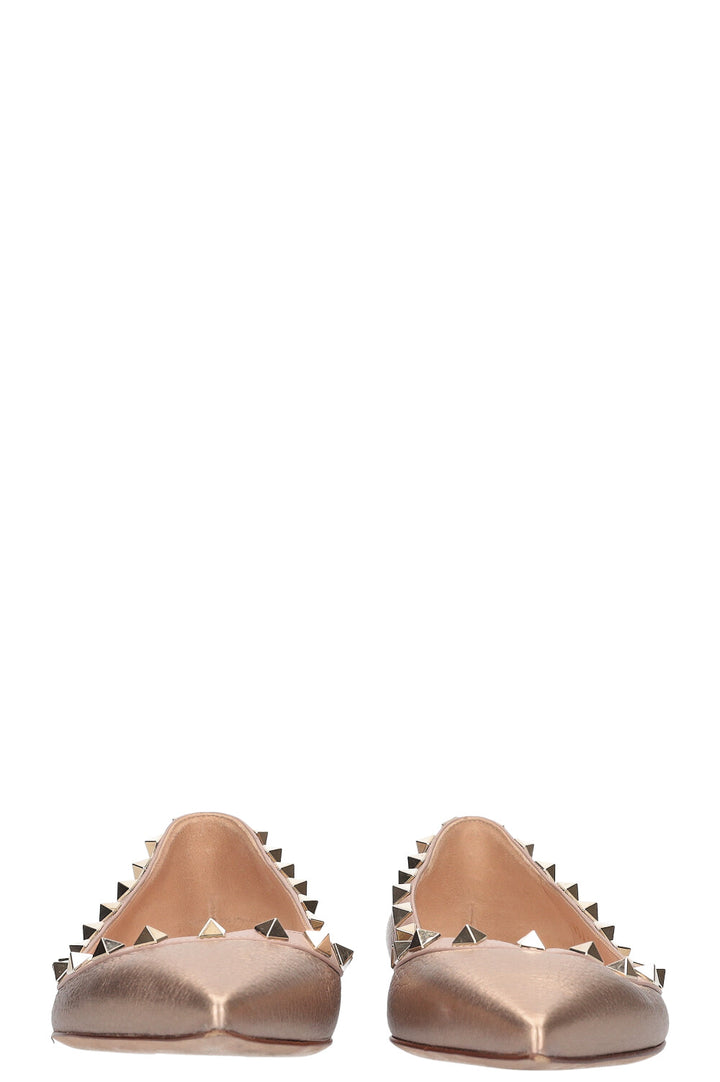 VALENTINO Ballerines Rockstud Doré