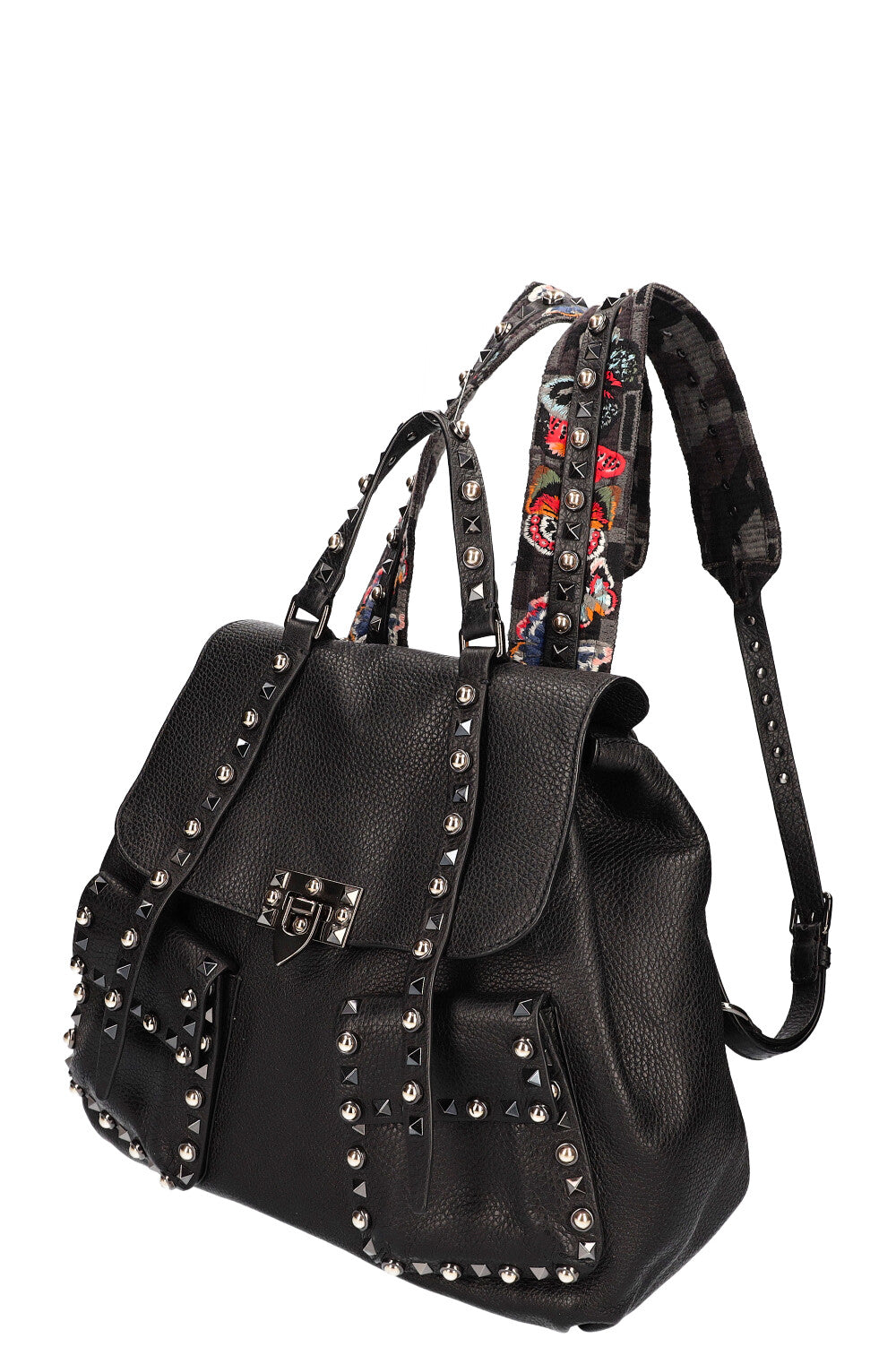 VALENTINO Rockstud Backpack Black REAWAKE