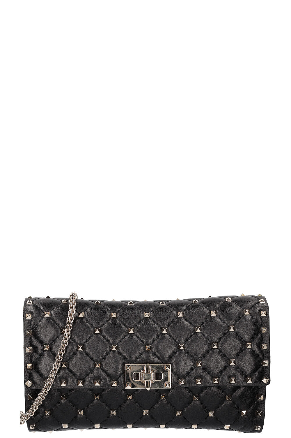 VALENTINO Pochette Rockstud Spike Noir