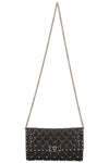 VALENTINO Rockstud Spike Clutch Black