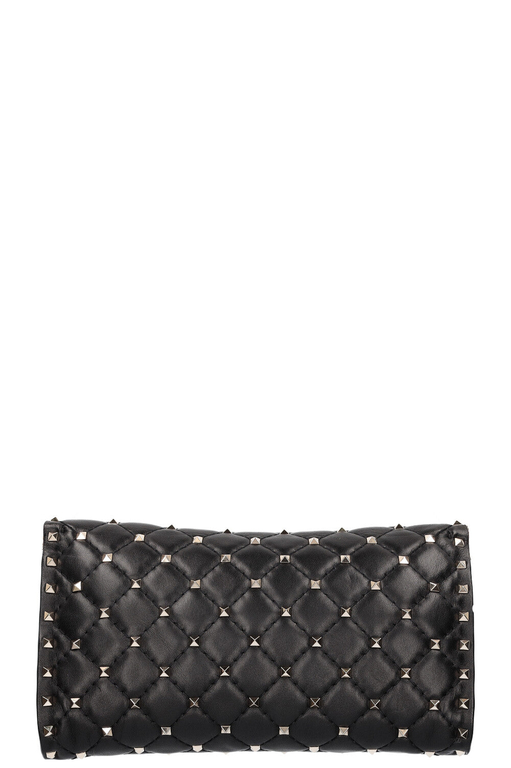 VALENTINO Rockstud Spike Clutch Black