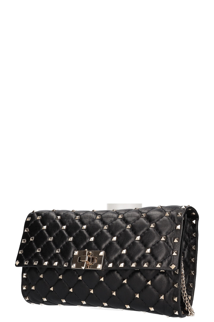 VALENTINO Pochette Rockstud Spike Noir