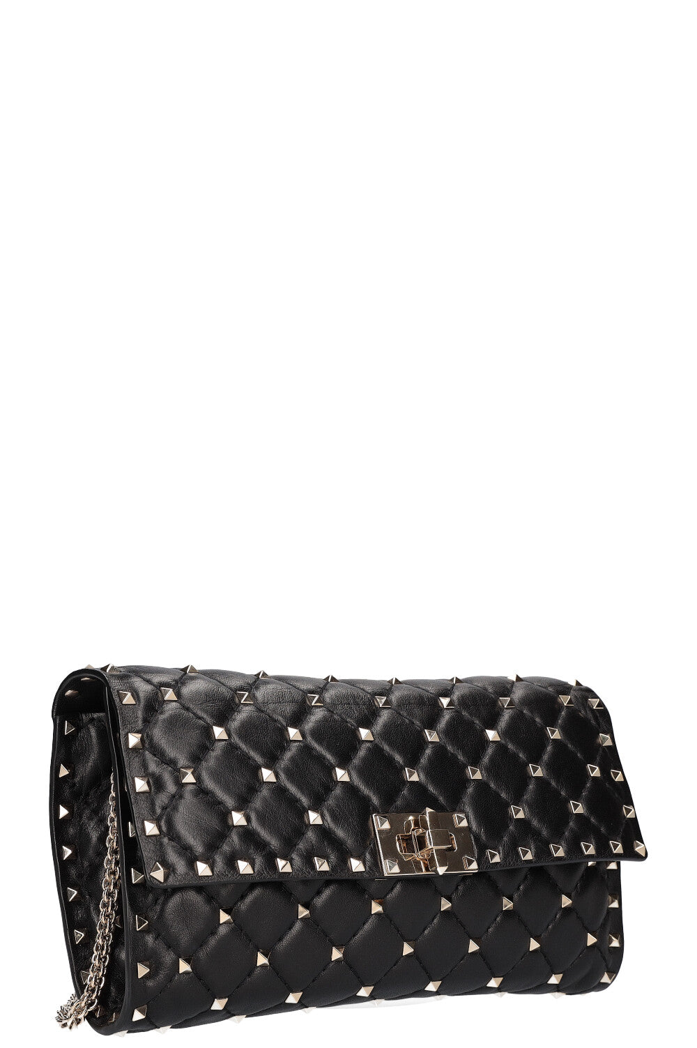 VALENTINO Pochette Rockstud Spike Noir