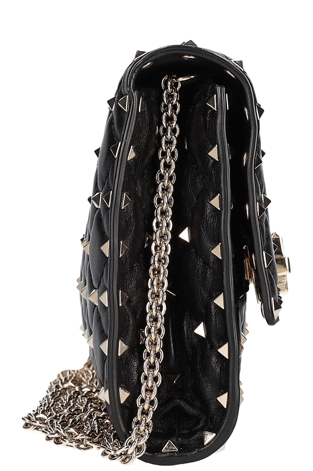 VALENTINO Pochette Rockstud Spike Noir