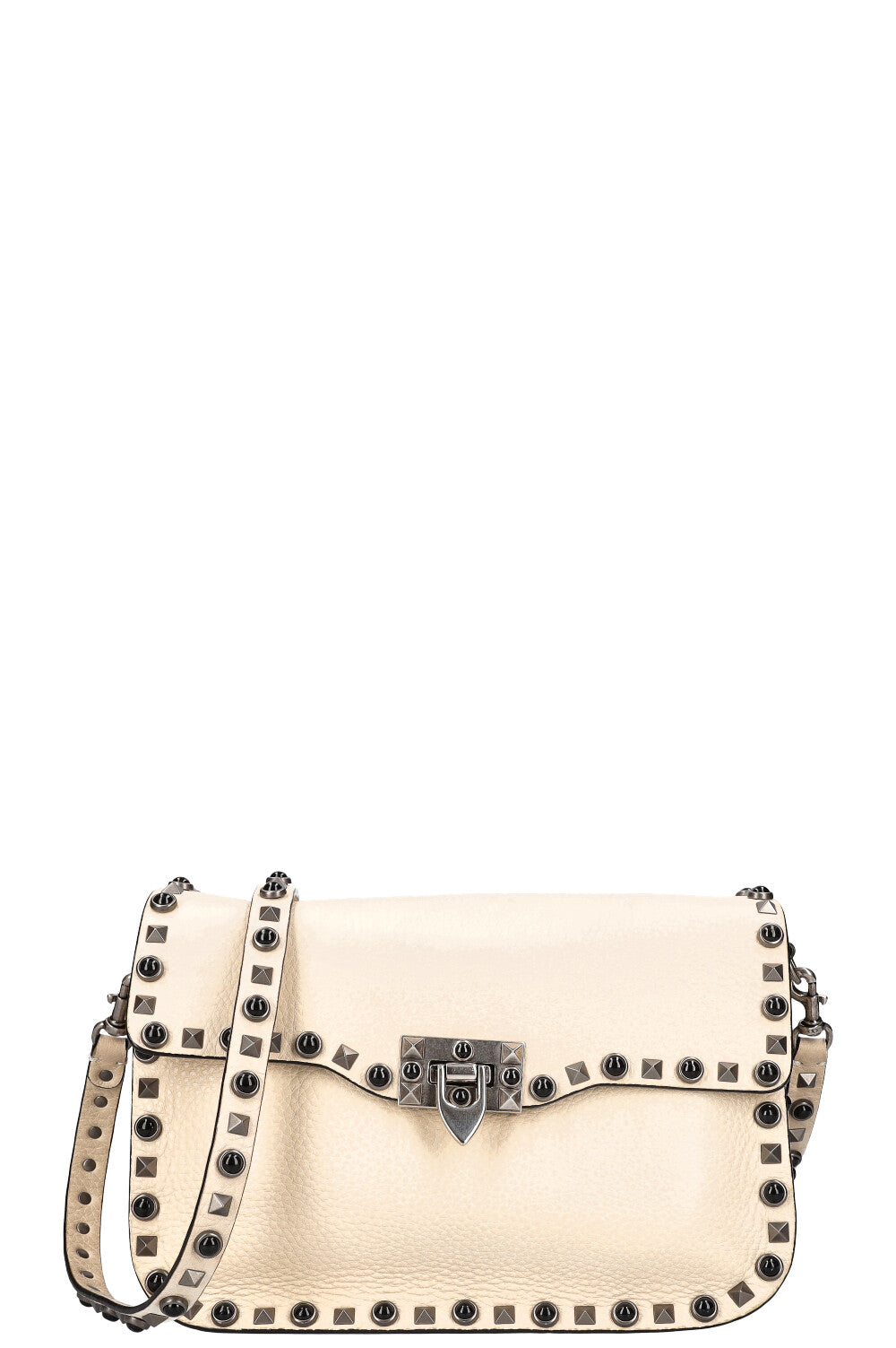 VALENTINO Sac Rolling Rockstud Ivoire 