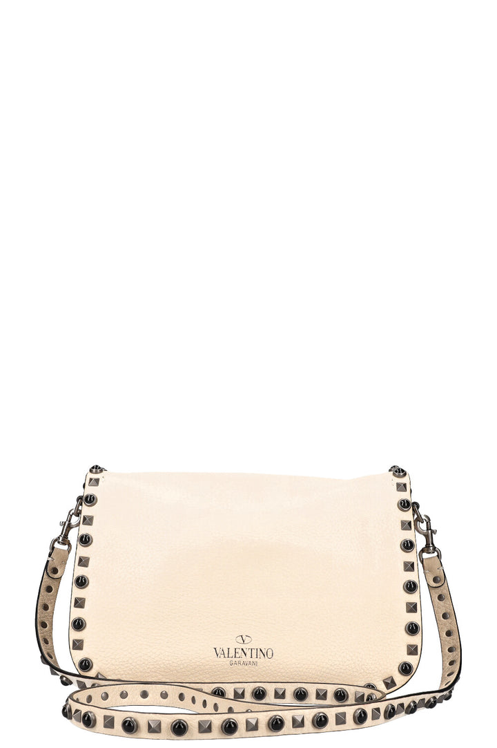 VALENTINO Sac Rolling Rockstud Ivoire 