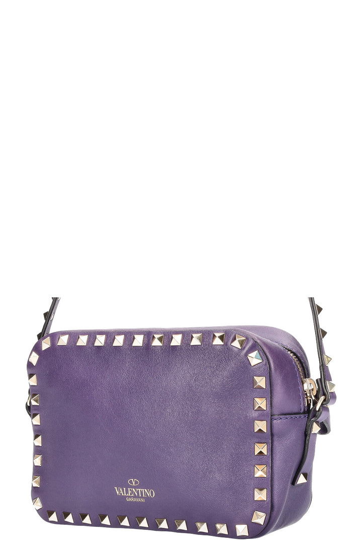 VALENTINO Rockstud Camera Bag Purple