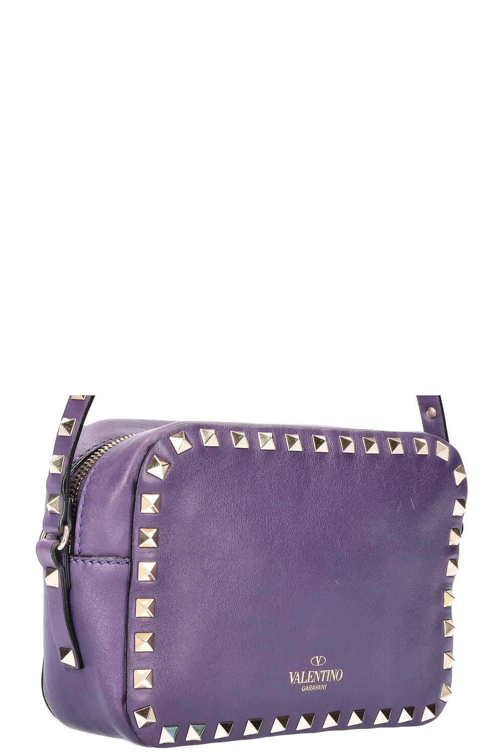 VALENTINO Rockstud Camera Bag Purple