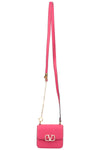 Valentino V Sling Shoulder Bag Pink Micro 