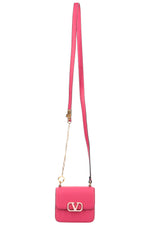 Valentino V Sling Shoulder Bag Pink Micro 