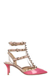 VALENTINO Rockstud Heels Patent Pink
