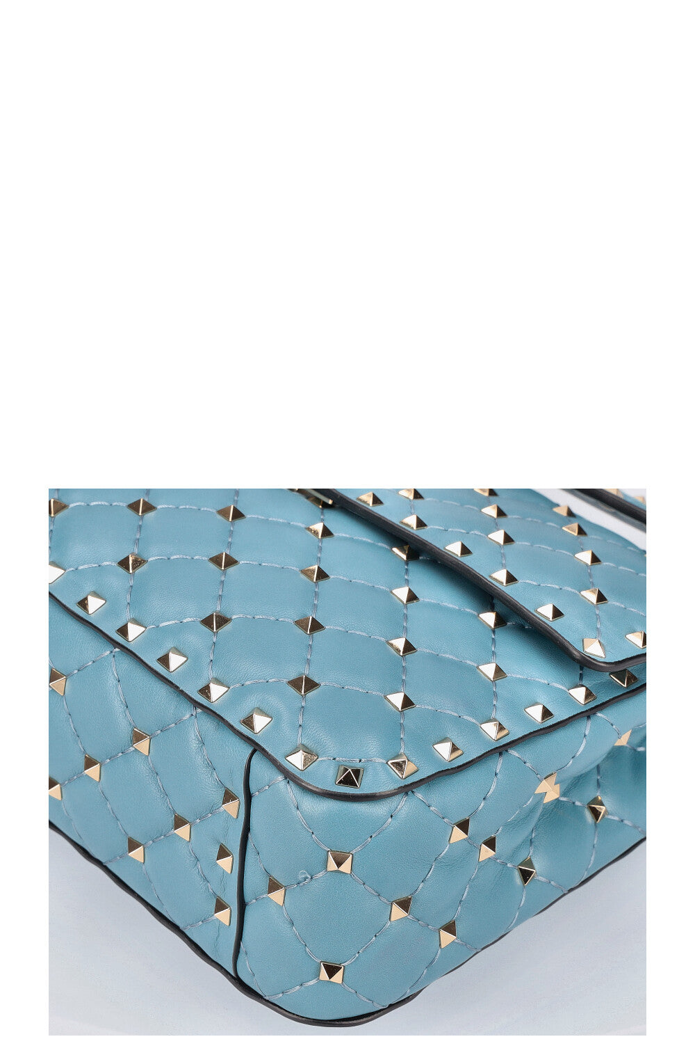 VALENTINO Free Rockstud Spike Bag Blue