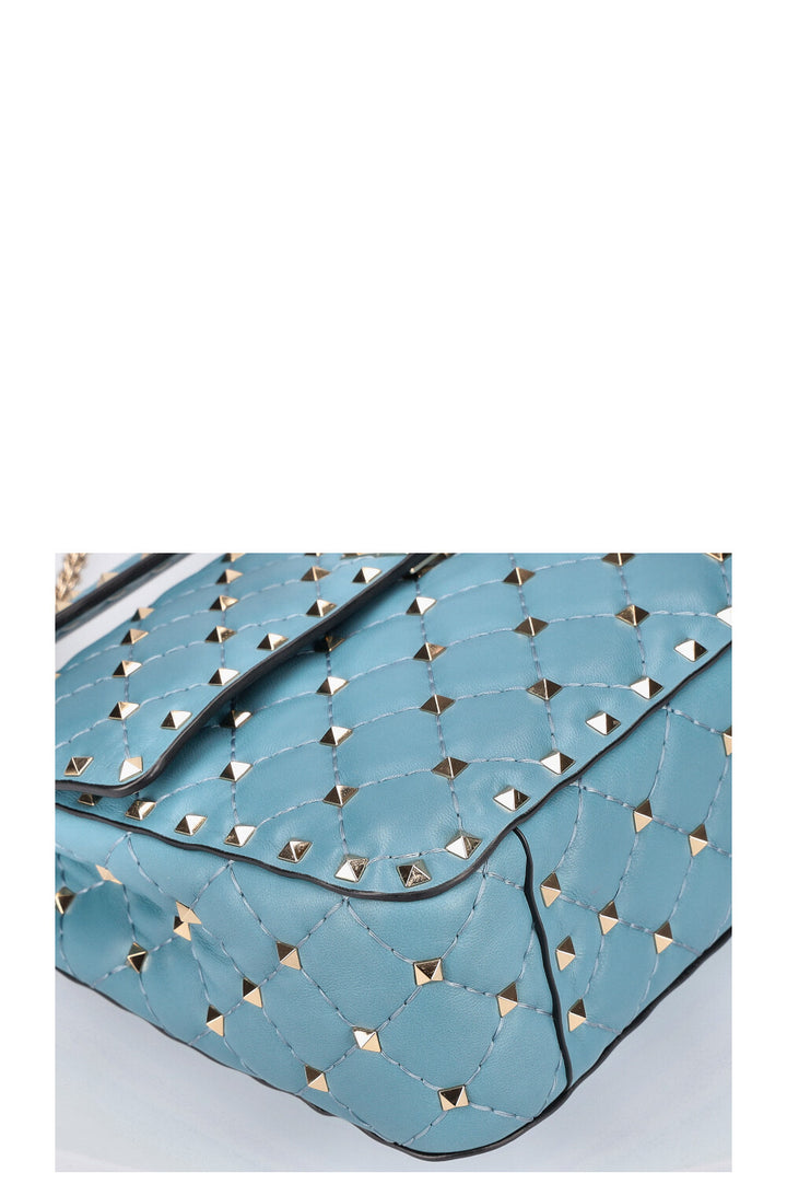 VALENTINO Free Rockstud Spike Bag Blue