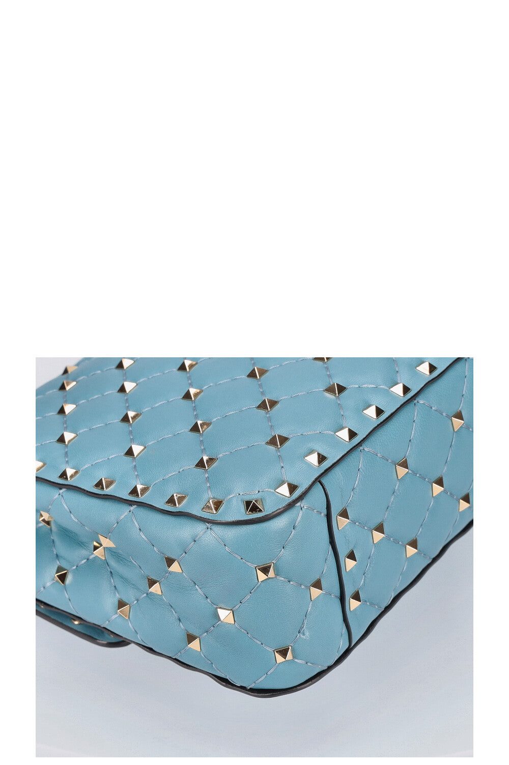 VALENTINO Free Rockstud Spike Bag Blue