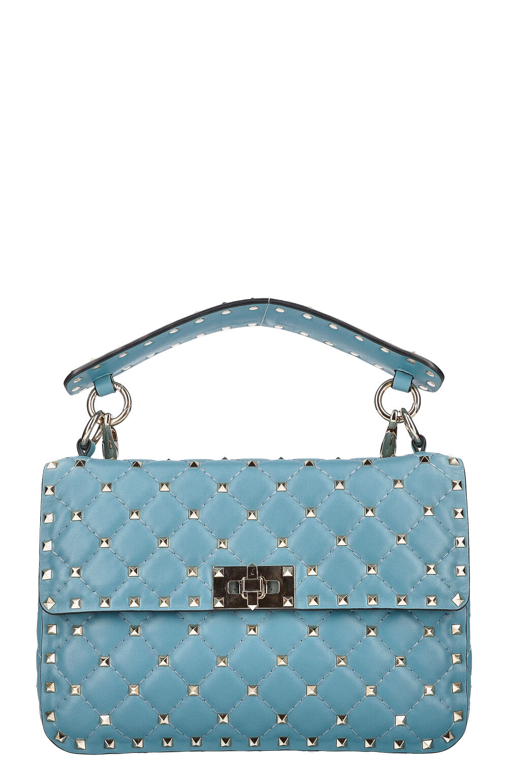 VALENTINO Free Rockstud Spike Bag Blue