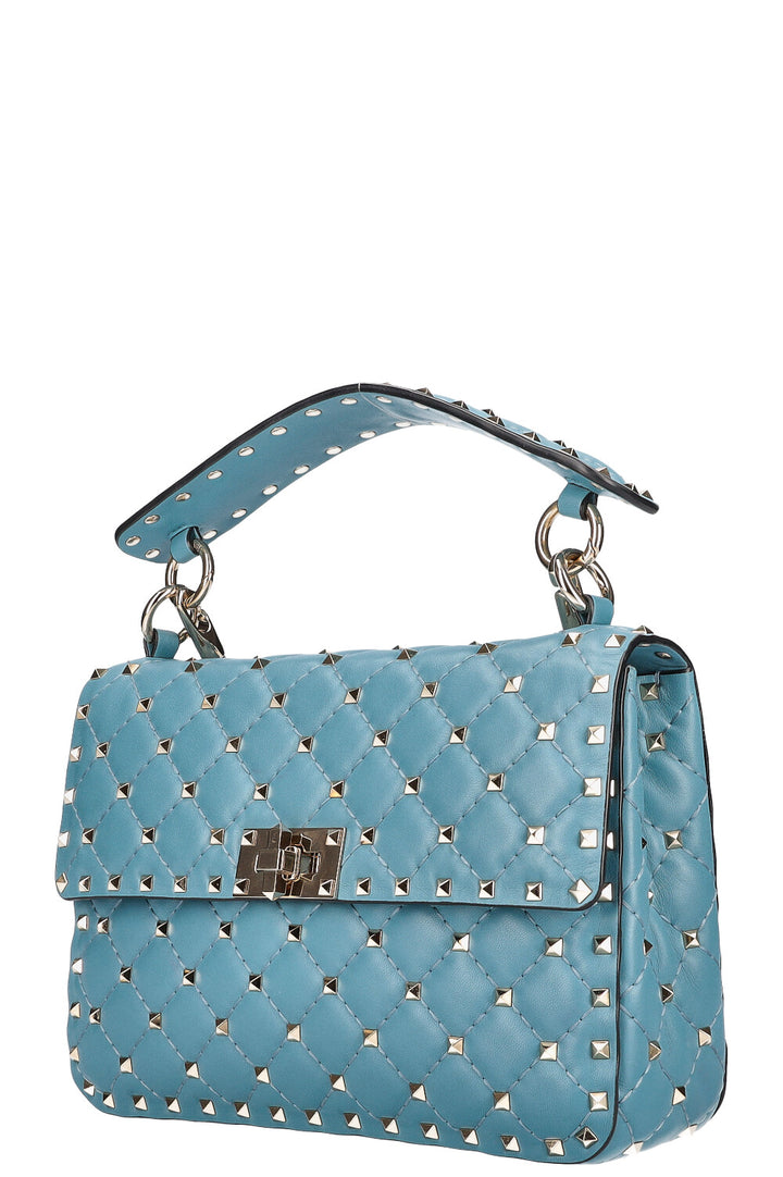 VALENTINO Free Rockstud Spike Bag Blue