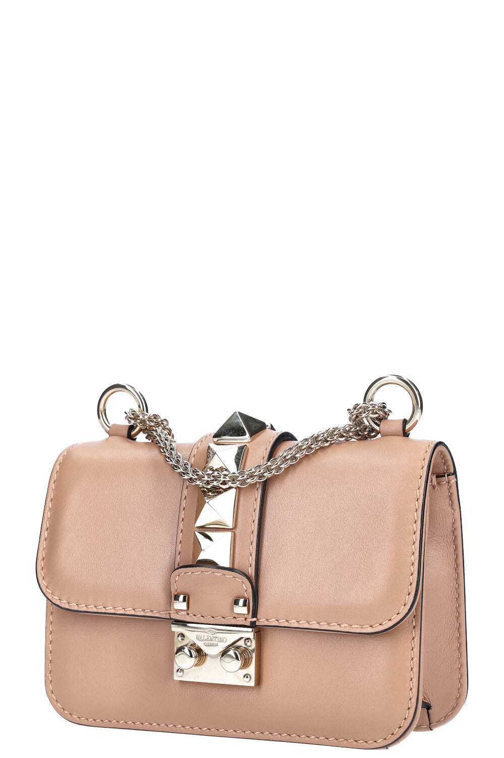 VALENTINO Mini Glam Lock Nude