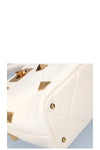 VALENTINO Roman Stud The Handle Bag Ivory