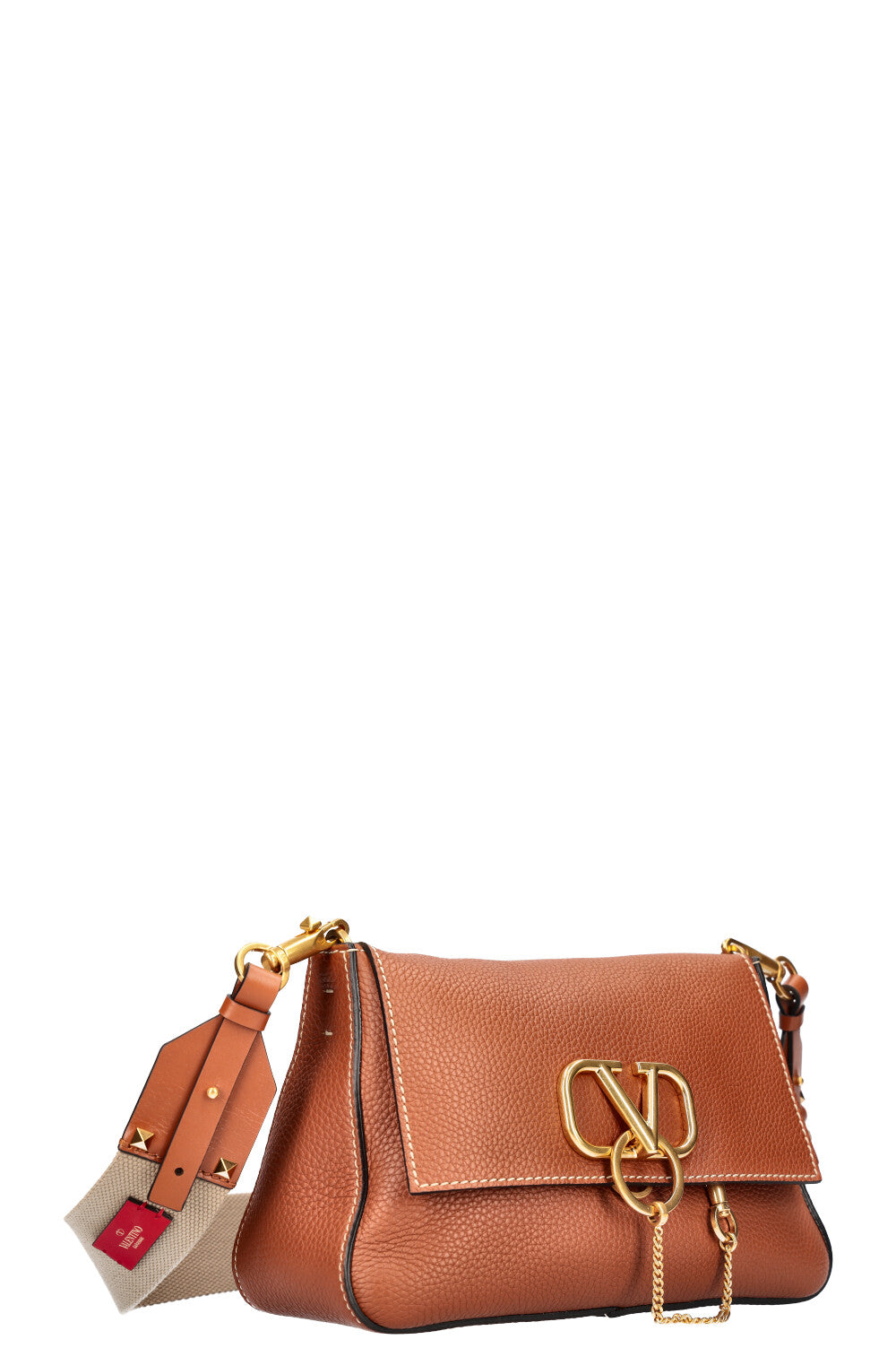 VALENTINO VRing Shoulder Bag Brown