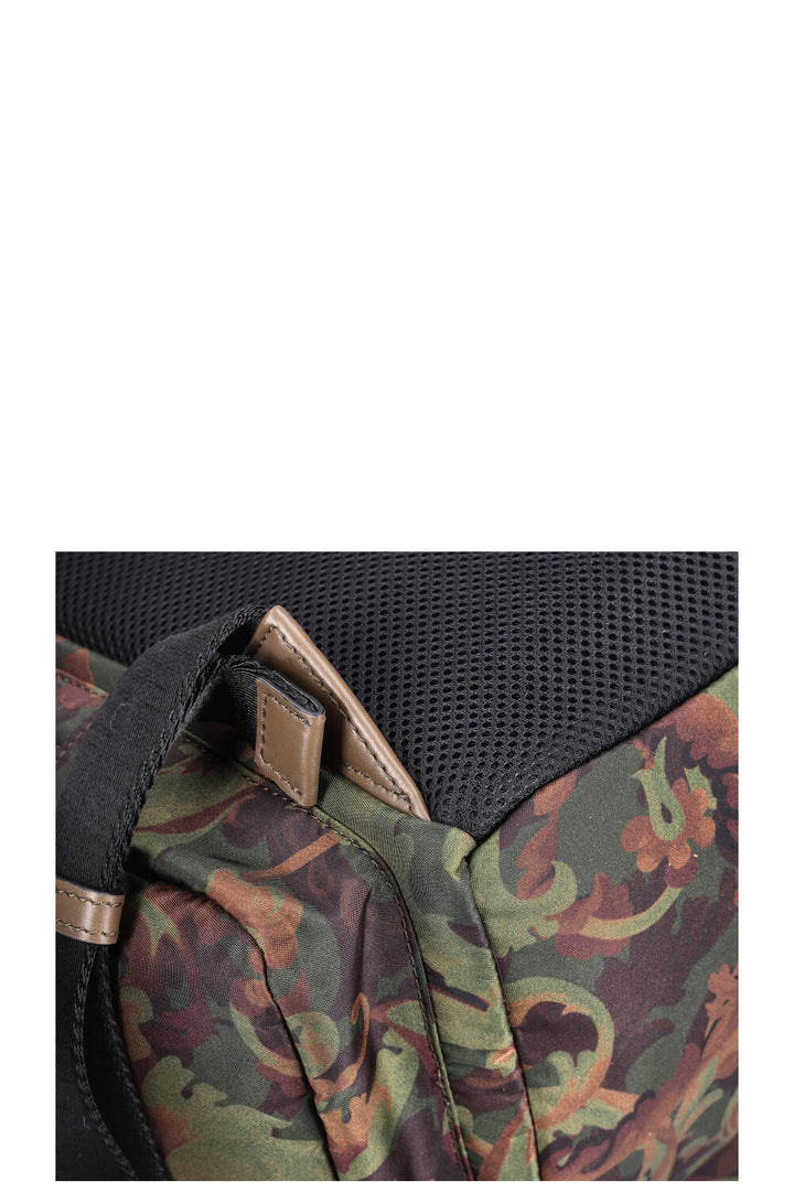 VERSACE La Medusa Baroccoflage Print Backpack