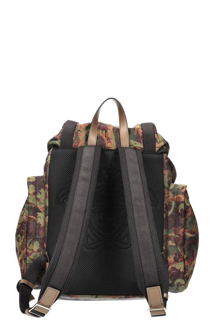 VERSACE La Medusa Baroccoflage Print Backpack