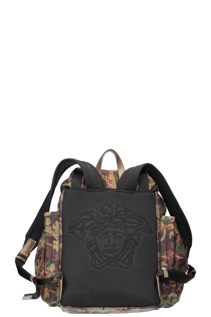 VERSACE La Medusa Baroccoflage Print Backpack
