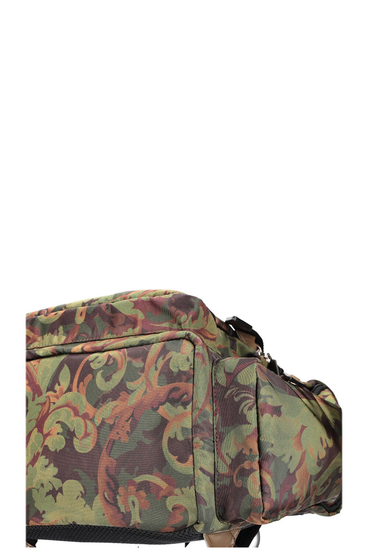 VERSACE La Medusa Baroccoflage Print Backpack