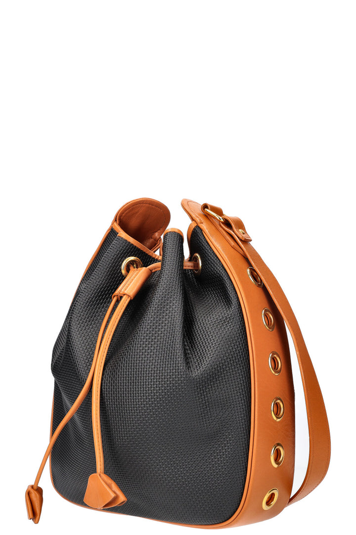 YSL Vintage Bucket Bag Canvas